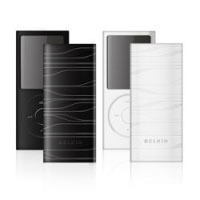 Belkin Sonic Wave Silicone Sleeve for iPod nano (4th Gen), 2pack, Black/ White (F8Z380EABKW-2)